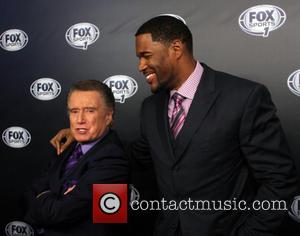 Regis Philbin and Michael Strahan - 2013 Fox Sports Media Group Upfront After Party - Arrivals - New York City,...