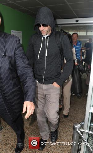Sacha Baron Cohen - Celebrities arrive at Nice airport