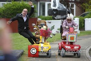 Harry Hill and Julie Walters