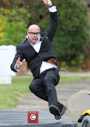 Harry Hill - Harry Hill on the set of 'The...