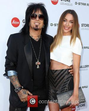 Nikki Sixx and Courtney Bingham - Leica Store Los Angeles grand opening at Leica Store - Arrivals - Los Angeles,...