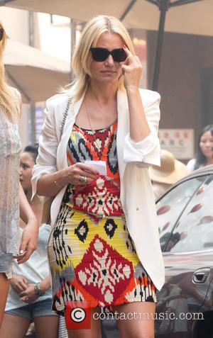 Cameron Diaz - The Other Woman Filmset