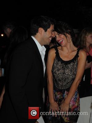 Eli Roth and Lucila Sola - Ischia Global Fest 2013 -  Day 3 - at Gala Dinner at restaurant...