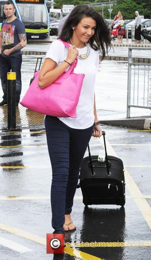 Michelle Keegan - Coronation Street's Michelle Keegan arrives at Manchester Airport on a flight from Dublin - Manchester, United Kingdom...