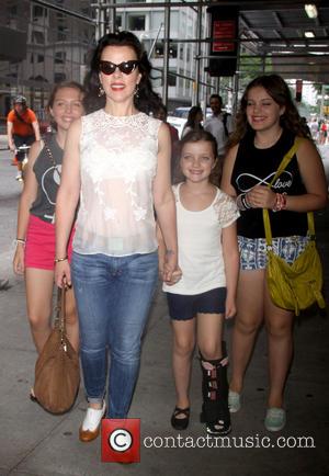 Debi Mazar, Giulia Isabel Corcos and Evelina Maria Corcos