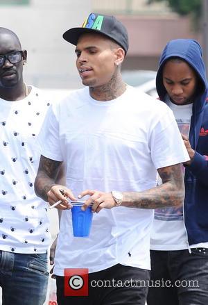 Chris Brown - Chris Brown filming his latest music video...