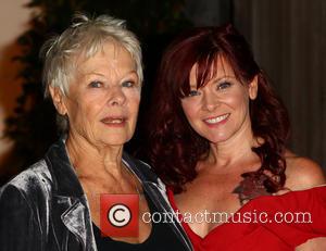 Dame Judi Dench and Finty Williams - Guests arrive for the Shakespeares Globe Gala Dinner in London - London, United...