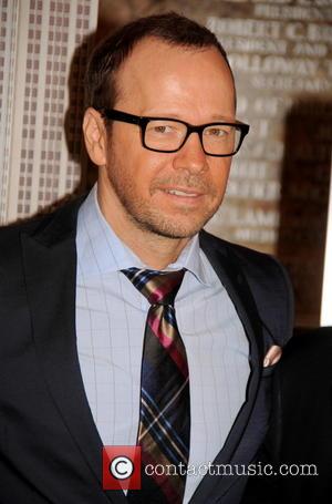 Donnie Wahlberg - Donnie Wahlberg lights the Empire State Building in red, white and blue in honour of the New...