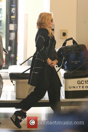 Madonna - Madonna at LAX for a departing flight
