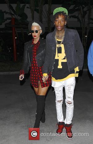 Wiz Khalifa - Wiz Khalifa and Amber Rose at the...