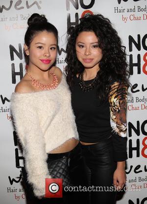 Cierra Ramirez and Savannah Ramirez - NOH8 Campaign's 5th Annual Anniversary Celebration At Avalon - Hollywood, California, United States -...