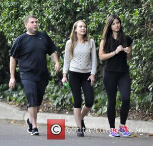 Jonah Hill and Isabelle McNally - Jonah Hill and new girlfriend Isabelle McNally (C) go for an evening hike with...