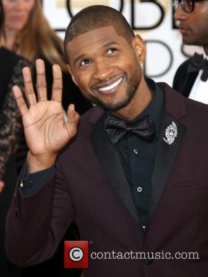 Usher - 71st Annual Golden Globes - Red Carpet Arrivals - Los Angeles, California, United States - Sunday 12th January...