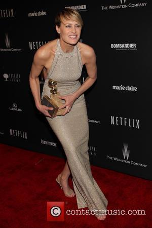 Robin Wright - The Weinstein Company & Netflix 2014 Golden Globes After Party held at The Beverly Hilton Hotel in...