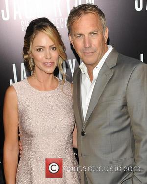 Kevin Costner, Christine Baumgartner and Jack Ryan