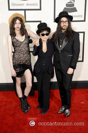 Yoko Ono and Sean Lennon - 56th GRAMMY Awards - Arrivals - Los Angeles, California, United States - Sunday 26th...