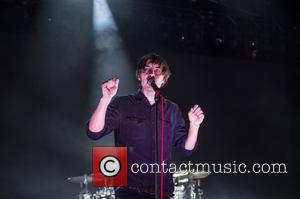 Thomas Mars - French rock band, Phoenix performing live on stage at Brixton Academy - London, United Kingdom - Wednesday...