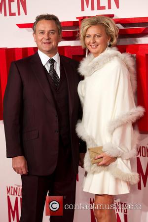 Hugh Bonneville and Lulu Williams - U.K.premiere of 'The Monuments Men' held at the Odeon Leicester Square - Arrivals -...