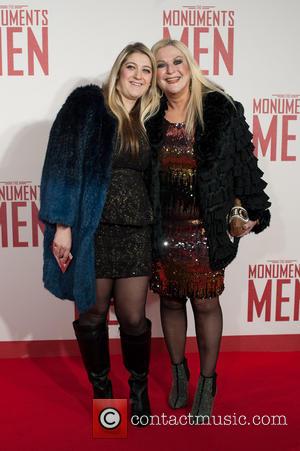 Vanessa Feltz and Allegra - Monuments Men UK film premiere held at the Odeon Leicester Square - Arrivals. - London,...