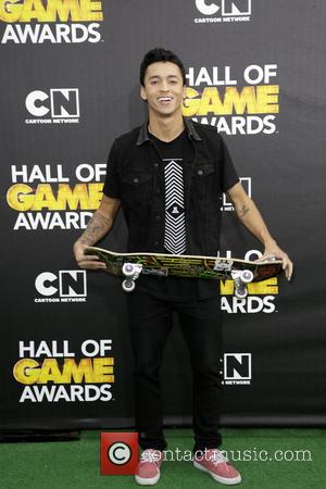 Nyjah Huston - Cartoon Network's Hall of Game Awards at The Barker Hangar - Arrivals - Los Angeles, California, United...