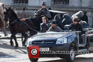 Daniel Radcliffe - Daniel Radcliffe shooting scenes for the film remake of 'Frankenstein' - London, United Kingdom - Wednesday 26th...