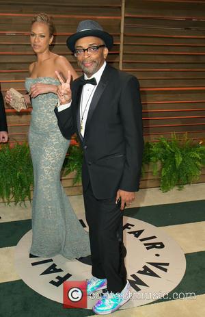 Tonya Lewis Lee and Spike Lee - Celebrities attend 2014 Vanity Fair Oscar Party at Sunset Plaza. - Los Angeles,...