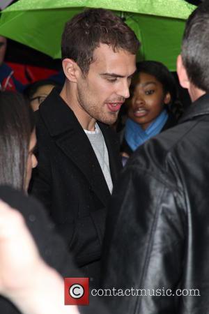 Theo James - Celebrities at the Ed Sullivan Theater for the 'Late Show with David Letterman' - NYC, New York,...