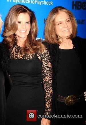 Maria Shriver and Gloria Steinum - 'Paycheck To Paycheck: The Life And Times Of Katrina Gilbert' New York Premiere -...