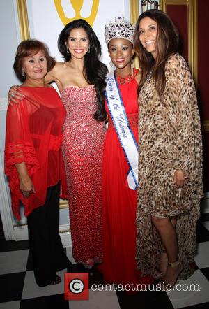 Joyce Giraud, Ariel Diane King and Christine Devine - Queen of the Universe International Beauty Pageant at The Saban Theatre...