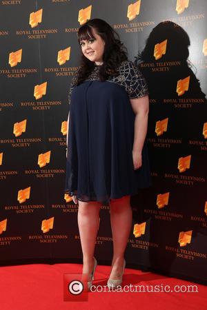 Sharon Rooney - RTS Programme Awards 2014 held at Grosvenor House Hotel - Arrivals - London, United Kingdom - Tuesday...