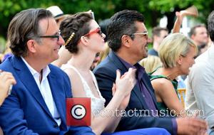 Andy Garcia, Anne Hathaway, George Lopez and Kristin Chenoweth - The stars of the animated family film 'Rio 2' attend...