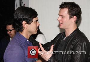 Raul Castillo and Jonathan Groff - The cast of HBO's Looking Visits INTAR's 