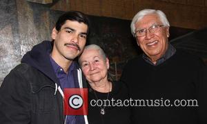 Raul Castillo and parents - The cast of HBO's Looking Visits INTAR's 