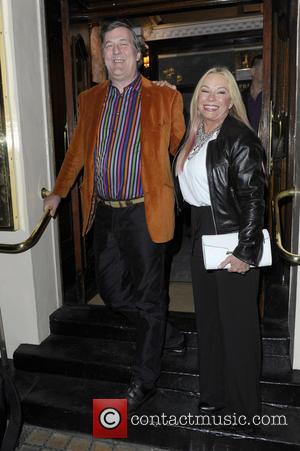 Stephen Fry and Pamela Stephenson - Press Night for 'Fatal Attraction' at the Theatre Royal - Arrivals - London, United...