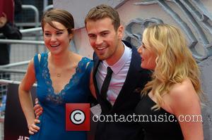 Kate Winslet, Theo James and Shailene Woodley - Premiere of 'Divergent' held at the Odeon Leicester Square - Arrivals -...