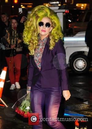 Lady Gaga - Lady Gaga arrives at Roseland Ballroom