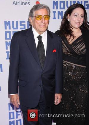 Tony Bennett and Joanna Benedetto - American Museum of Moving Image Honors Kevin Spacey held at 583 Park Avenue -...