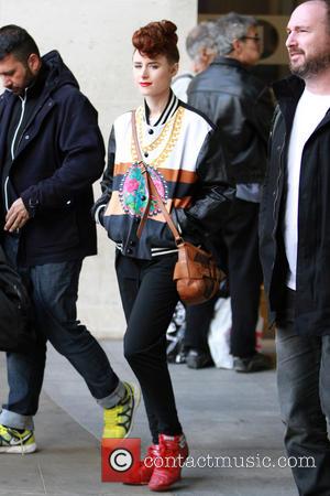 Kiesza - Kiesza leaves The Radio One studios - London, United Kingdom - Monday 14th April 2014