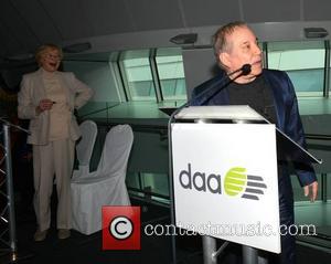 Marian Finucane and Paul Simon - Paul Simon at Dublin Airport event hosted by Marian Finucane where he unveiled the...