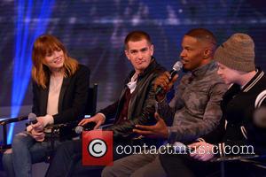 Emma Stone, Andrew Garfield, Jamie Foxx and Dane Dehaan - The Cast of 'The Amazing Spider-Man 2' Visit BET's...