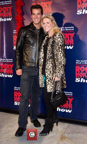Lauren Newton and Partner - Rocky Horror Show opening night - Arrivals - Melbourne, Australia - Saturday 26th April 2014