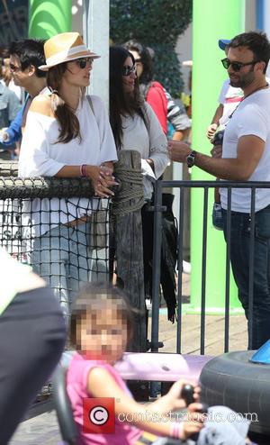 Alessandra Ambrosio and Jamie Mazur - Alessandra Ambrosio and family spend the day on the rides at oceanfront amusement park,...