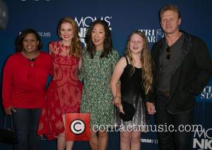 Chandra Wilson, Sarah Drew, Sandra Oh, Guest and Kevin McKidd - Moms Night Out Premiere at TCL Chinese Theater -...