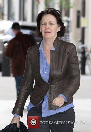 Fiona Shaw - Arrivals for The Andrew Marr Show at BBC Broadcasting House in London. Guests included Ed Miliband, Nigel...
