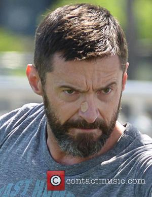 Hugh Jackmsn - Hugh Jackman working out in the park for his up coming Peter Pan movie - Manhattan, New...