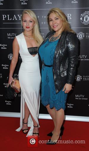 Jorgy Porter and Nicole Barber Lane - Celebrities arrive at Manchester United Football Club, Old Trafford, Manchester Manchester United Player...