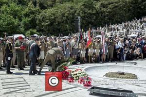 Giuseppe Golini Petrarcone - Prince Harry visits Monte Cassino in Italy for the anniversary of a key World War II...