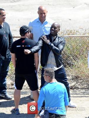 Vin Diesel and Tyrese Gibson - Vin Diesel filming last scenes for 