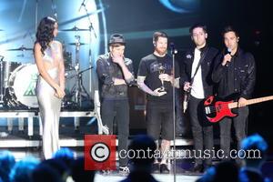 US-band 'Fall Out Boy' - The 2014 World Music Awards at the Salle des Etoiles - Inside - Monte Carlo,...