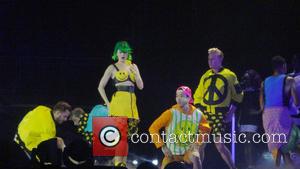 Katy Perry - Katy Perry performing live on stage on her 'Prismatic World Tour' at the O2 Arena - London,...